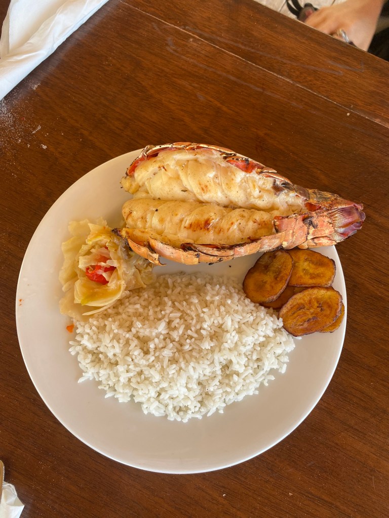 Langosta en Cayo jutias