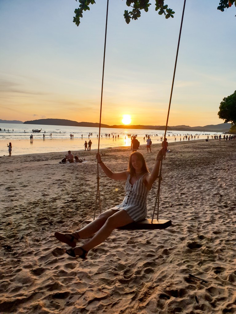 Aterdecer desde Ao Nang