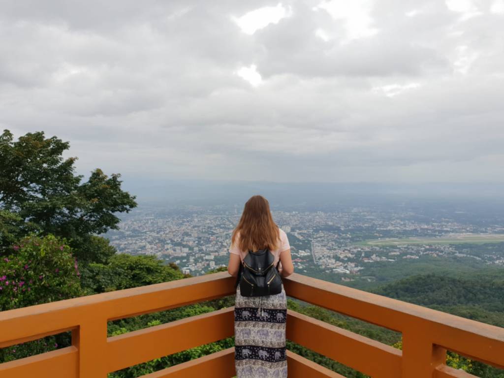 Vistas a Chiang Mai desde Doi Suthep